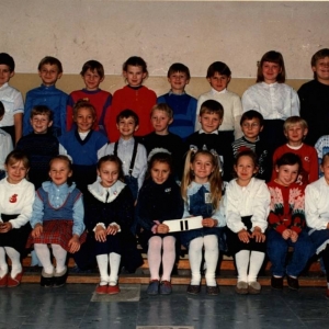 139. Uczniowie klasy II w roku szkolnym 1991/92.