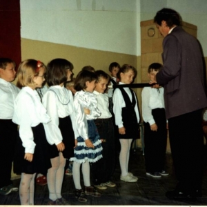 196. Akt pasowania na ucznia klasy pierwszej (12 października 1995 r.)